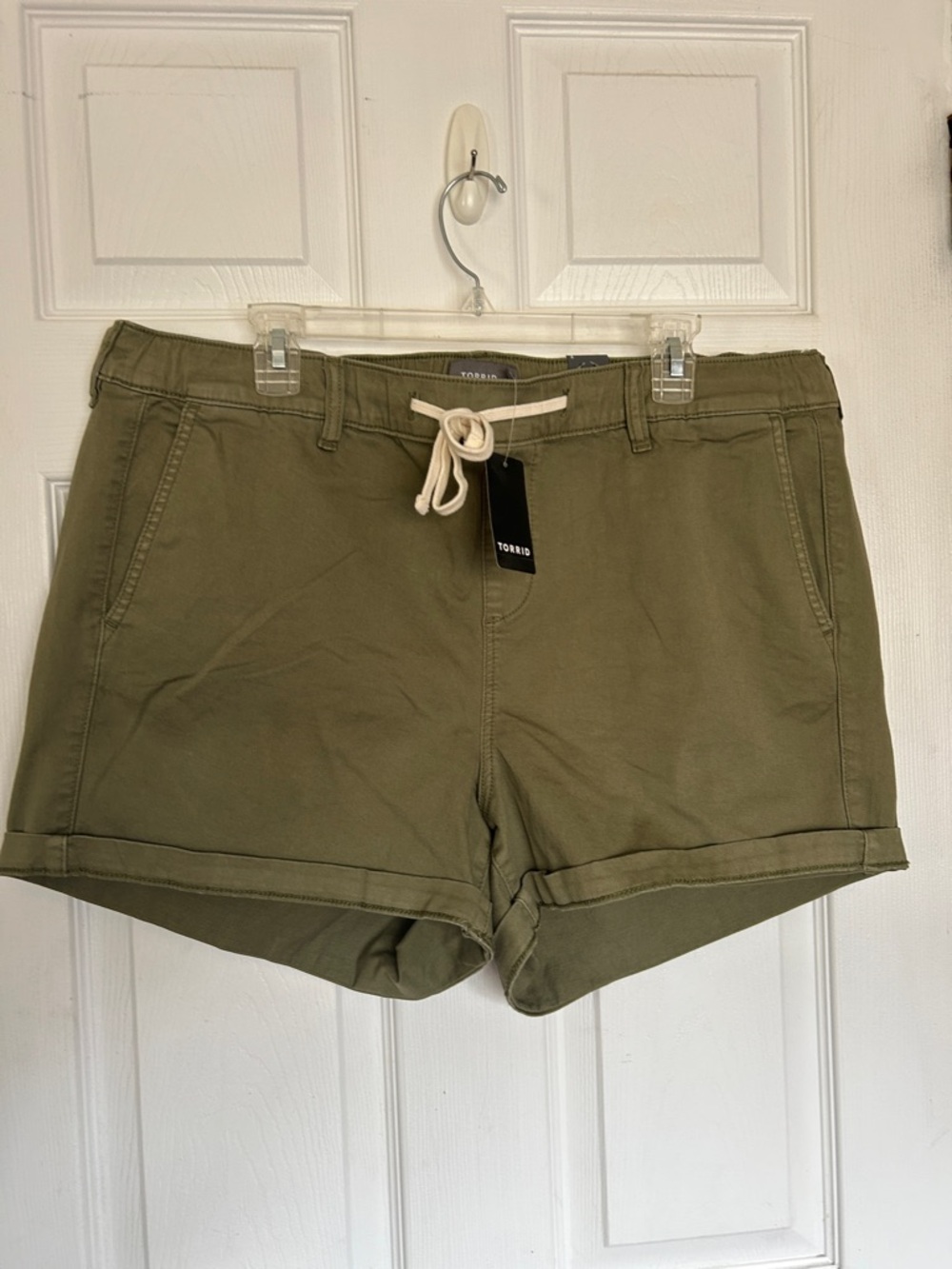 🖤TORRID🖤 Olive Drawstring High-Waist Shorts